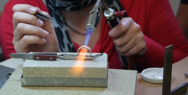 Ringe bei der Fertigung